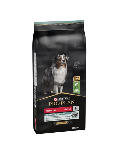 Purina Pro Plan Cão Adult Medium Sensitive Digestion Optidigest Borrego