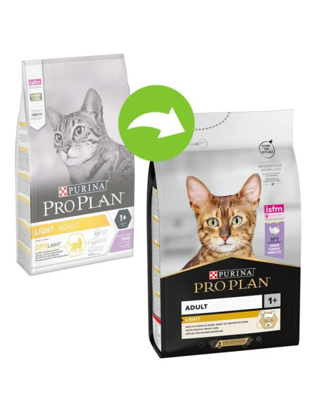 Purina Pro Plan Gato Adulto Light Peru e Arroz