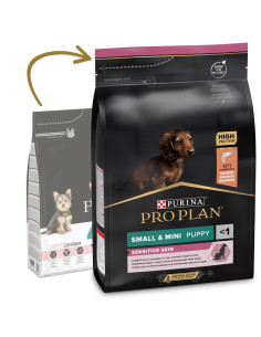 Purina Pro Plan Small & Mini Puppy Sensitive Optiderma 3Kg 2