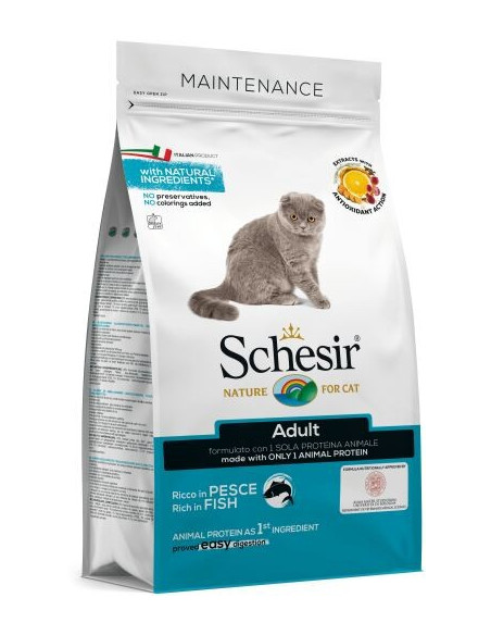Schesir Manutenção Peixe Gatos 1,5Kg Dry Line (Linha Seca)