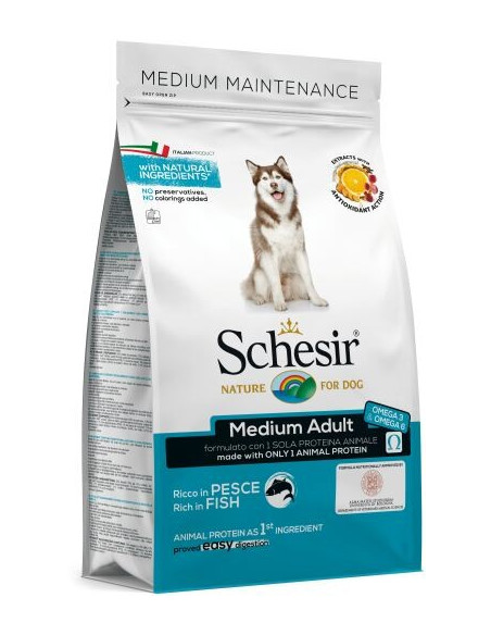 Schesir Médio Peixe Manutenção (Linha Seca)
