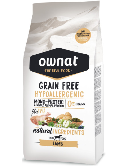 Ownat Cão Grain Free Hypo Lamb