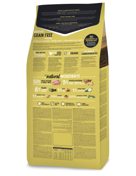 Ownat Cão Grain Free Junior Chicken & Turkey