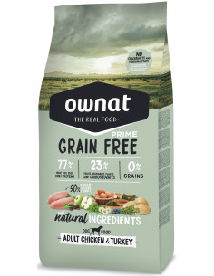 Ownat Cão Grain Free Adult Chicken & Turkey