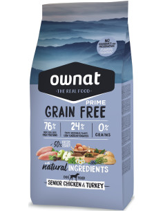 Ownat Cão Grain Free Senior Chicken & Turkey