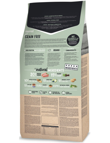 Ownat Cão Grain Free JUST Adult Chicken