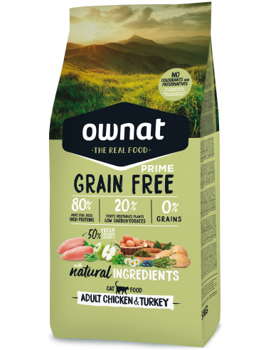 Ownat Gato Grain Free PRIME Adult Chicken & Turkey