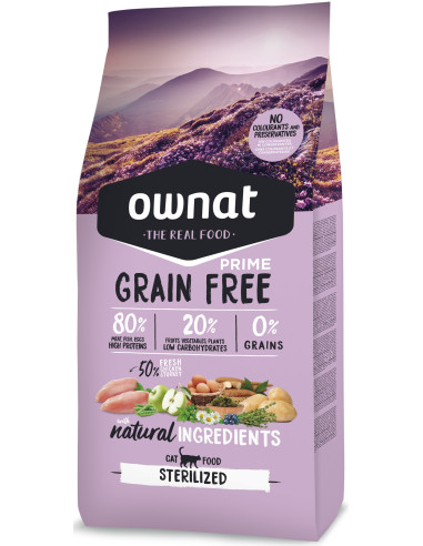 Ownat Gato Grain Free PRIME Adult Sterilised