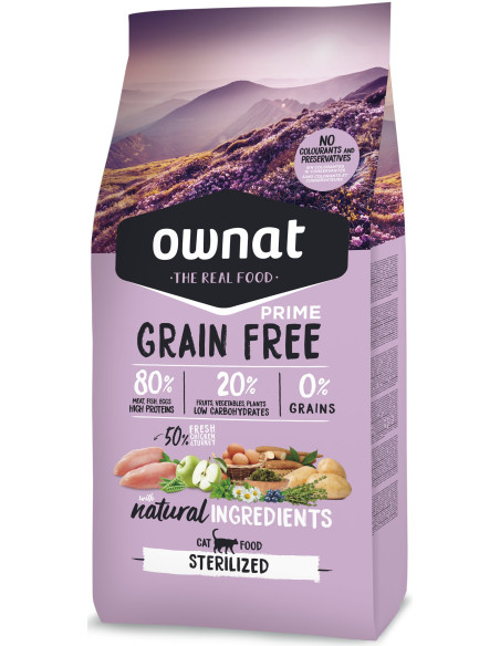 Ownat Gato Grain Free PRIME Adult Sterilised