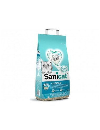 Areia Sanicat Clumping Sabão Marselha 16lt