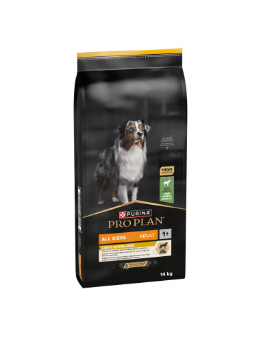 Purina Pro Plan Cão Adult All Sizes Light/Sterilised Borrego