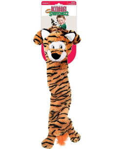Brinquedo Kong Peluche Elástico Jumbo Stretchezz c/ som Tigre - XL  (75 cm)