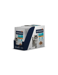 Advance Gato Húmidos Kitten com frango