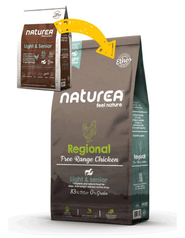 Naturea Light & Sénior (Chicken sem Cereais) 12kg