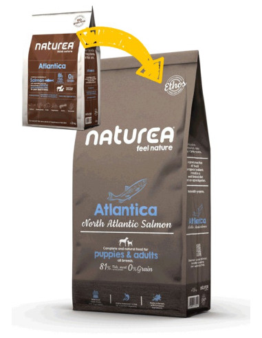 Naturea Atlântica (Salmão sem Cereais) 12kg