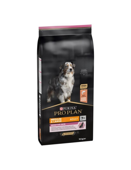 Purina Pro Plan Medium & Large Adult 7+ Sensitive Skin Optiderma 14kg