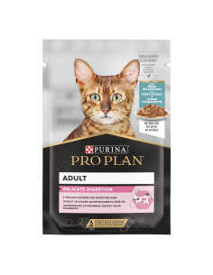 Purina Pro Plan Gatos Húmidos Nutri Savour Delicate Peixe do oceano Saq. 85gr