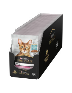 Purina Pro Plan Gatos Húmidos Nutri Savour Delicate Peixe do oceano Saq. 85gr 2