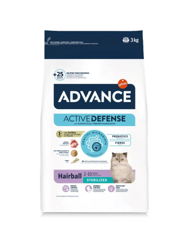 Advance Gato Sterilised Hairball Perú e Cevada