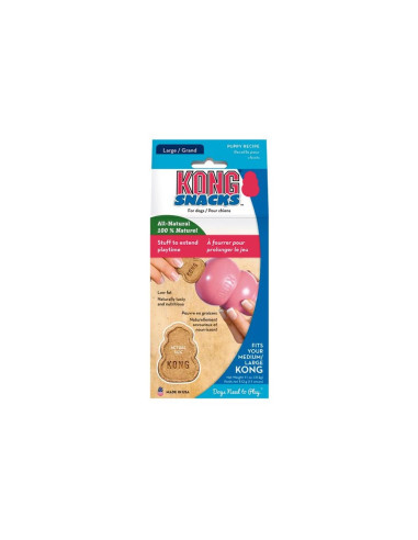 Kong Snacks/Bolachas p/rechear Brinquedos PUPPY - Frango - Large  (XY1E)