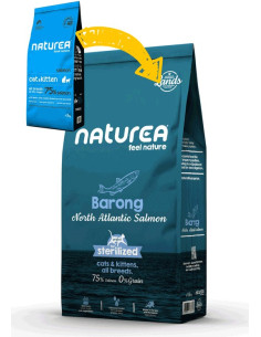 Naturea Lands Cat e Kitten Barong (manutenção e esterilizado) com Salmão