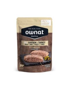 Ownat Gato Wetline Grain Free Esterilizado Frango com Perú