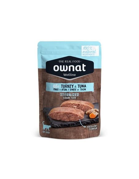 Ownat Gato Wetline Grain Free Esterilizado Perú com Atum