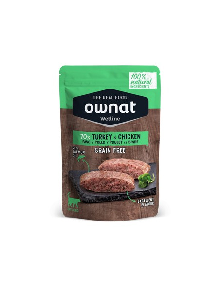 Ownat Gato Wetline Grain Free Perú com Frango