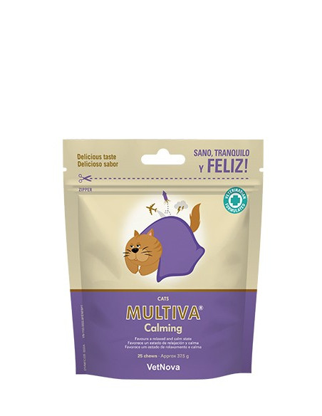 Multiva Suplemento Nutricional Anti-Stress Calming para Gatos 25chews
