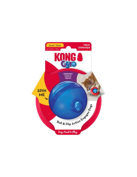 Brinquedo Kong Dispensador Guloseimas Gyro - S (14 cm)