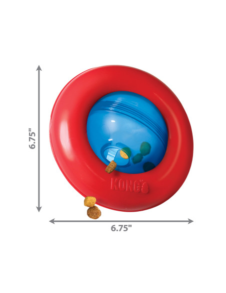 Brinquedo Kong Dispensador Guloseimas Gyro - L  (18,5 cm)
