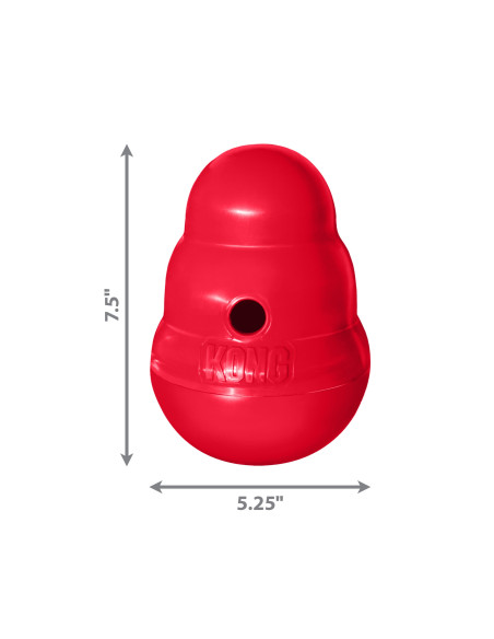 Brinquedo Kong Dispensador Guloseimas Wobbler Tamanho - L  (20 cm)