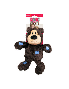 Brinquedo Kong Peluche Wild Knots Urso Cinza - M/L (28 cm)