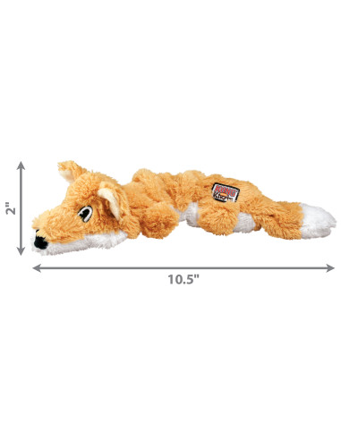 Brinquedo Kong Peluche Scrunch Knots Raposa - Medium/Large  (37cm)