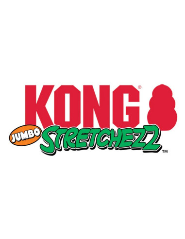 Brinquedo Kong Peluche Elástico Jumbo Stretchezz c/ som Leão - XL  (75 cm)