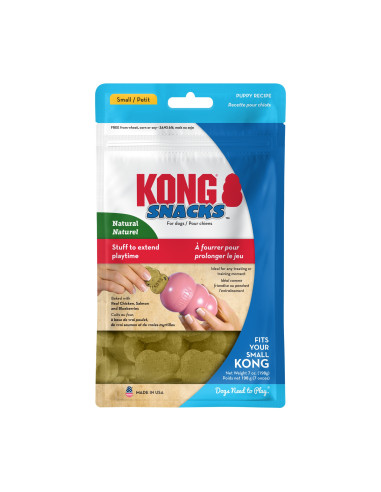 Kong Snacks/Bolachas p/rechear Brinquedos PUPPY - Frango - Small (XY3E)
