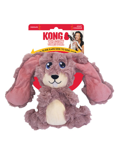 Brinquedo Kong Scrumplez Bunny - Medium (SCZ22E)