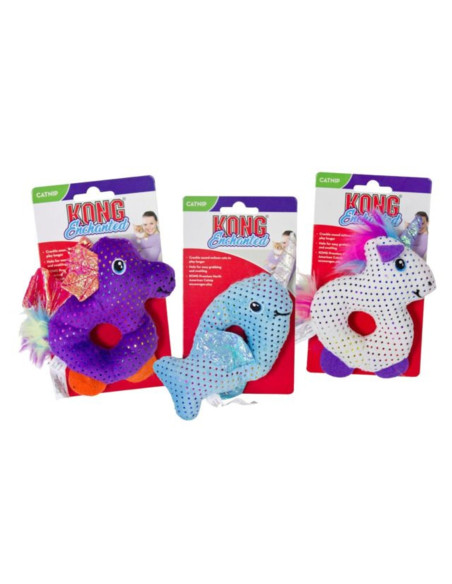Brinquedo Kong Enchanted com Catnip personagem sortido (CA74E)
