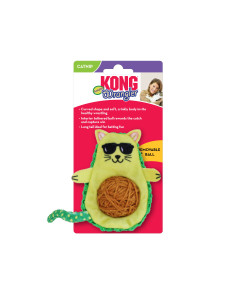 Brinquedo Kong Wrangler avoCATo com catnip (CA462E)