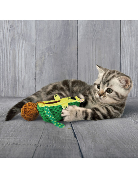 Brinquedo Kong Wrangler avoCATo com catnip (CA462E)