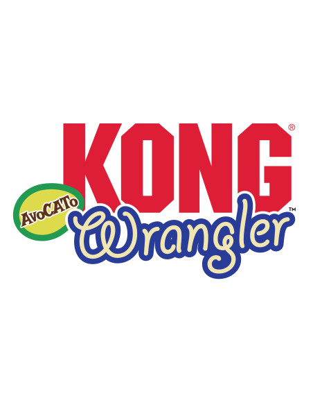 Brinquedo Kong Wrangler avoCATo com catnip (CA462E)