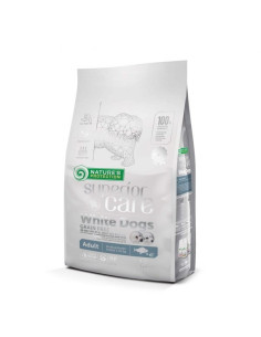 Nature's Protection White Coat Dog Smalll Peixe Branco