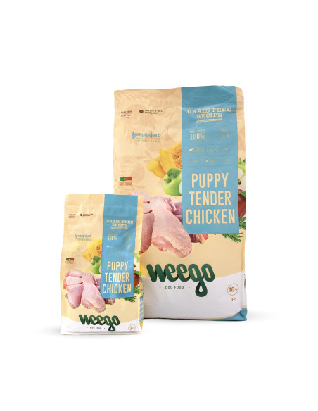Weego Cão Puppy Grain Free Tender Frango