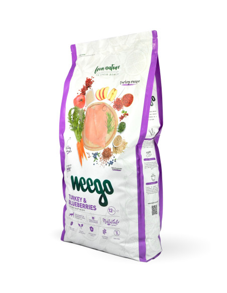 Weego Cão Senior e Light de Peru e Mirtilos