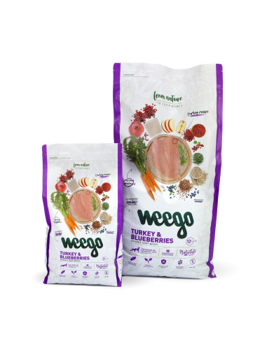 Weego Cão Senior e Light de Peru e Mirtilos