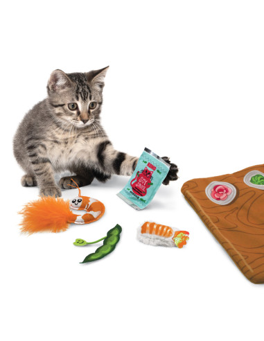 Brinquedo Kong Pull a Partz SUSHI com catnip (CPP9E)