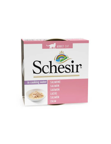 Schesir Gatos Húmidos Salmão ao Natural 85 Gr