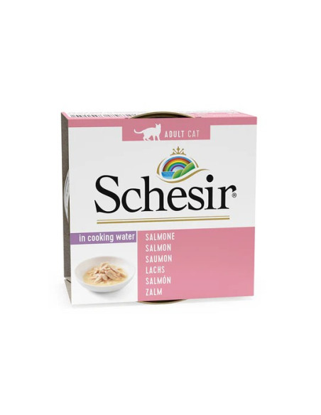 Schesir Gatos Húmidos Salmão ao Natural 85 Gr