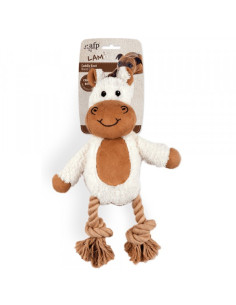 Brinquedo AFP Peluche p/ Cão c/ Corda Dental Ovelha (31 cm) 2