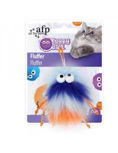 Brinquedo AFP Gato Furry Ball Laranja com catnip